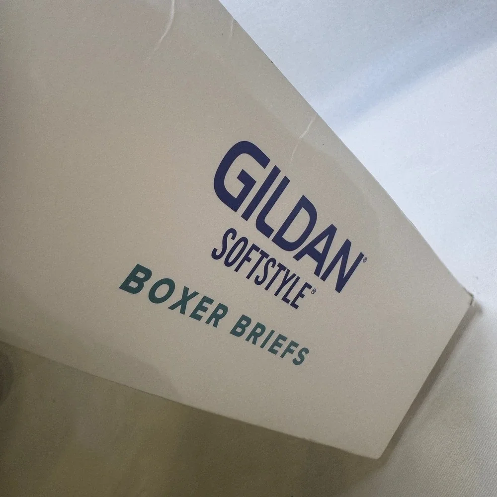 Gildan Softstyle Mens Boxer Briefs 5 Pack Classic Length Large 36-38 Assorted